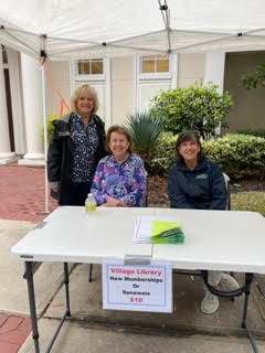 2022 Fall Book Sale--Lynn Townsend, Brenda Day, and Jayne Hoover